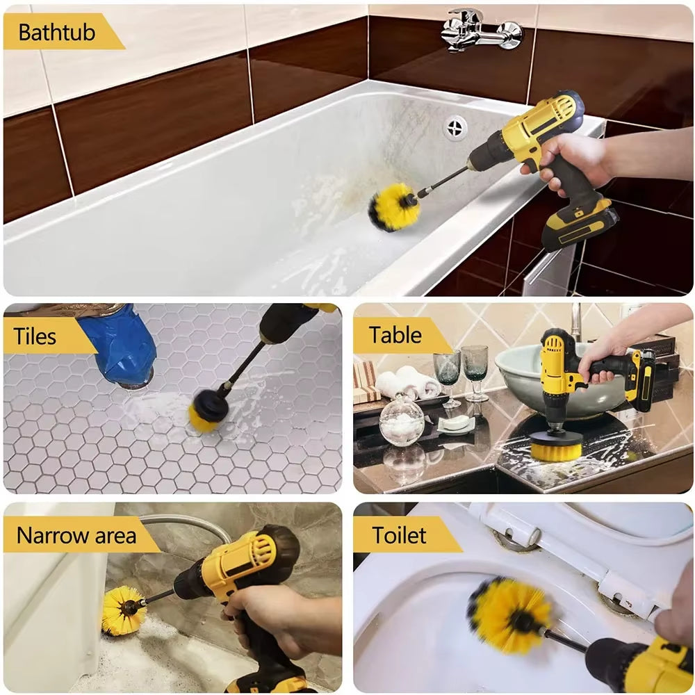 Zenvy Brush™ – Deep Cleaning Power Brush Kit (3 Heads)